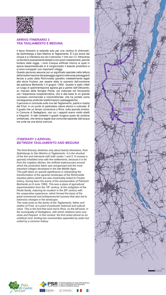 Arrivo Itinerario 3 - Il guado di Rivis