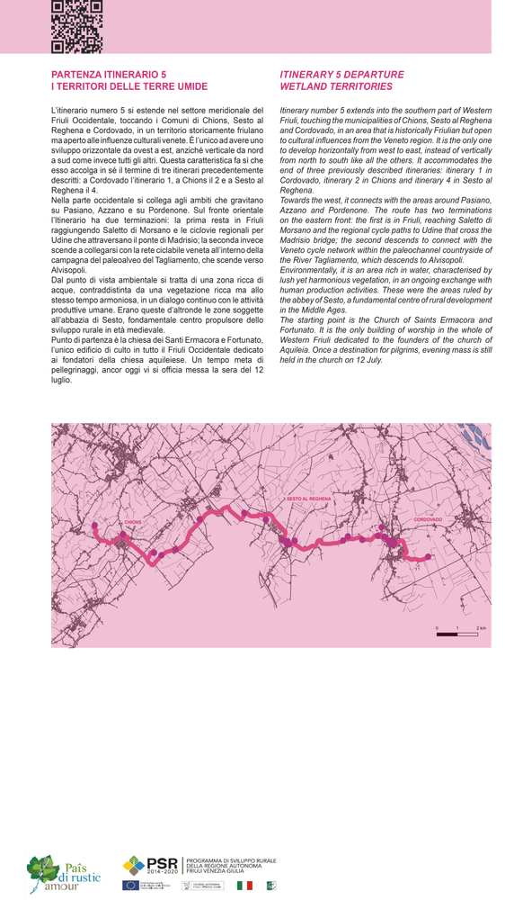 Partenza Itinerario 5 - Chiesa dei Santi Ermacora e Fortunato