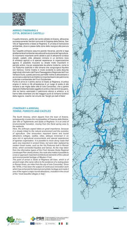 Arrivo Itinerario 4 - Centro storico di Sesto al Reghena
