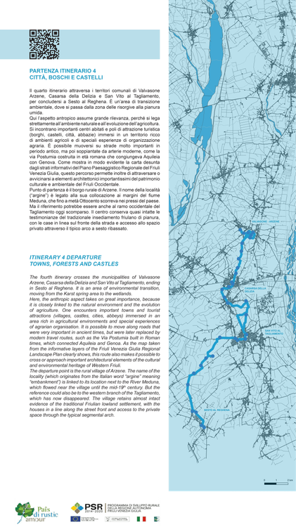 Partenza Itinerario 4 - Arzene